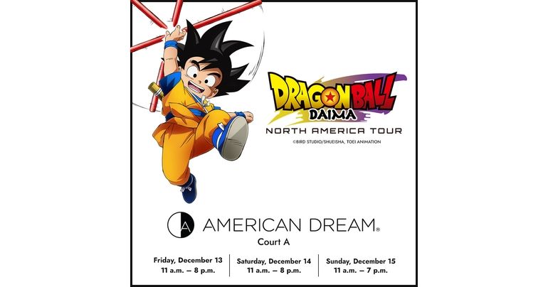 La Tour nord-américaine Dragon Ball DAIMA arrive à American Dream le 13 décembre !